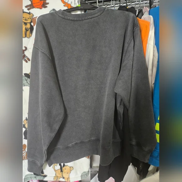 Disney Tim Burton The Nightmare Before Christmas Graphic Sweatshirt Acid Washed - Picture 8 of 8